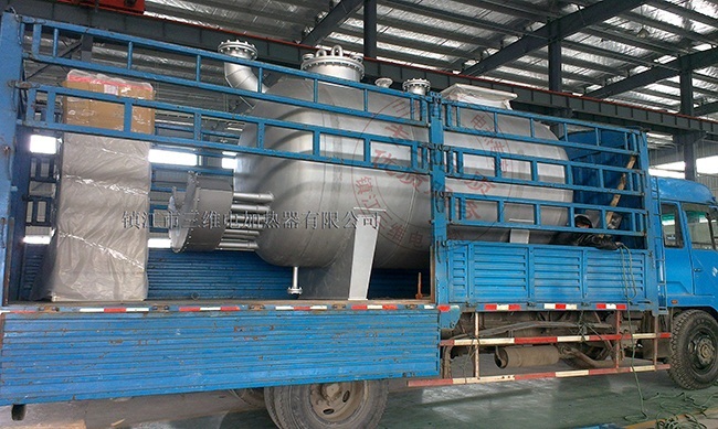 720KW電加熱熔鹽爐裝車(chē)發(fā)運(yùn)圖
